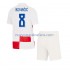 Camiseta de Fútbol Croacia Mateo Kovacic 8 Niño Casa Euro 2024 Manga Corta