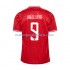 Camiseta de Fútbol Dinamarca Hojlund 9 Hombre Casa Euro 2024 Manga Corta