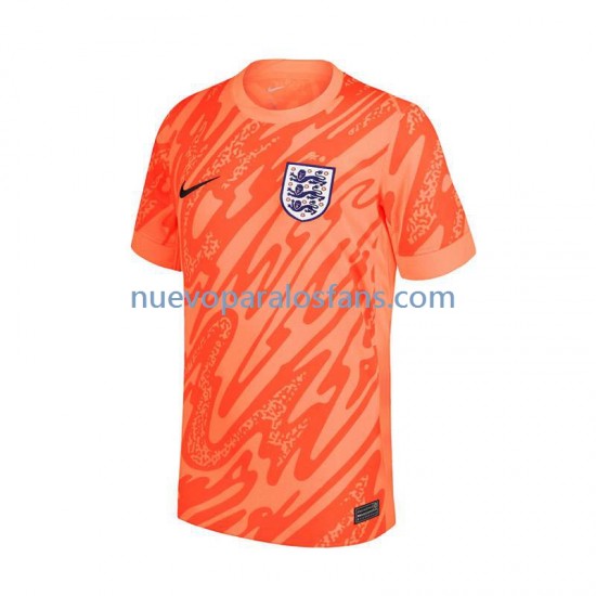 Camiseta de Fútbol Inglaterra Portero Hombre Casa Euro 2024 Manga Corta