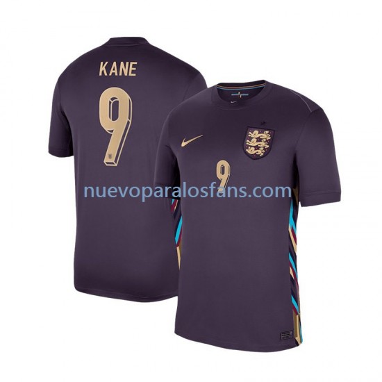Camiseta de Fútbol Inglaterra Harry Kane 9 Hombre Exterior Euro 2024 Manga Corta