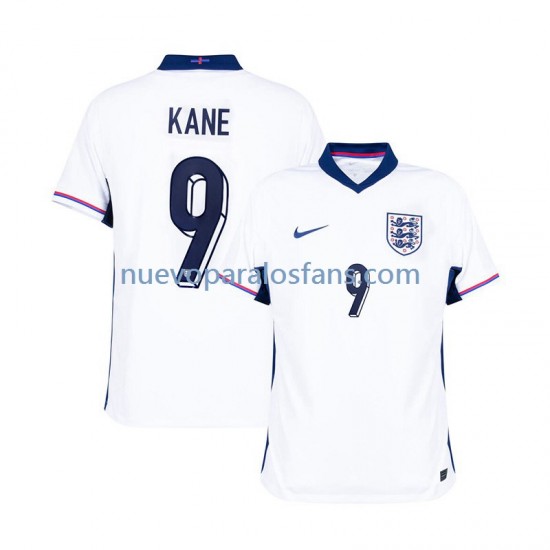 Camiseta de Fútbol Inglaterra Harry Kane 9 Hombre Casa Euro 2024 Manga Corta