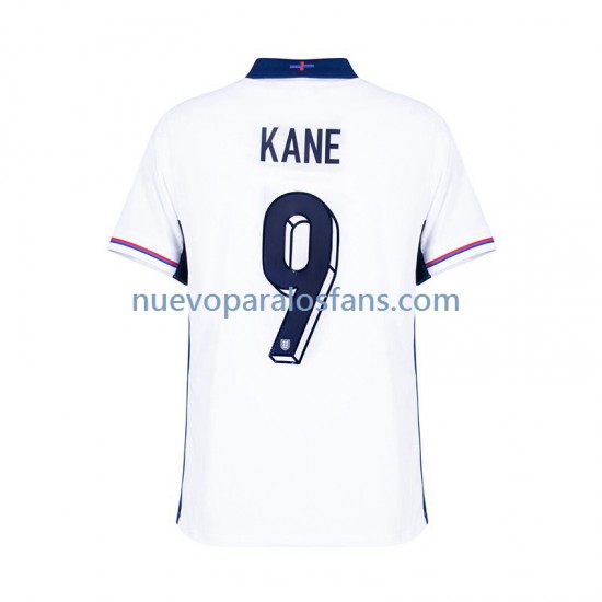 Camiseta de Fútbol Inglaterra Harry Kane 9 Hombre Casa Euro 2024 Manga Corta