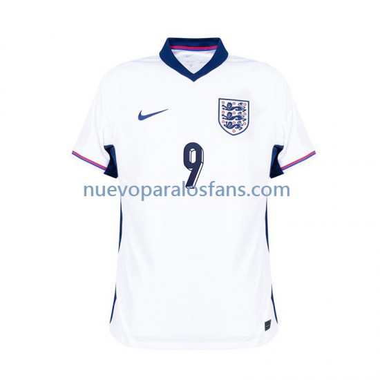 Camiseta de Fútbol Inglaterra Harry Kane 9 Hombre Casa Euro 2024 Manga Corta
