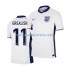 Camiseta de Fútbol Inglaterra Jack Grealish 11 Hombre Casa Euro 2024 Manga Corta