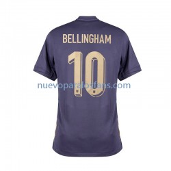 Camiseta de Fútbol Inglaterra Jude Bellingham 10 Hombre Exterior Euro 2024 Manga Corta