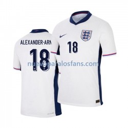 Camiseta de Fútbol Inglaterra Trent Alexander-Arnold 18 Hombre Casa Euro 2024 Manga Corta