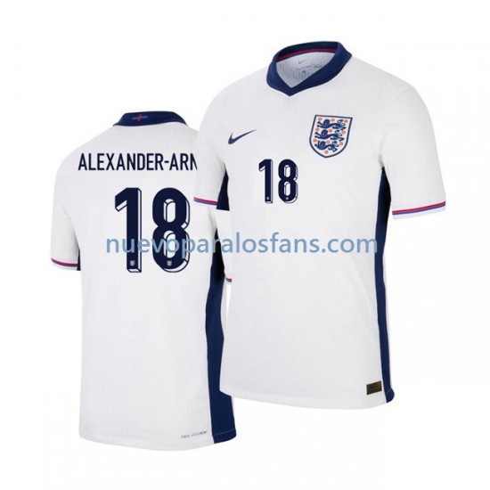 Camiseta de Fútbol Inglaterra Trent Alexander-Arnold 18 Hombre Casa Euro 2024 Manga Corta