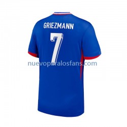 Camiseta de Fútbol Francia Antoine Griezmann 7 Hombre Casa Euro 2024 Manga Corta