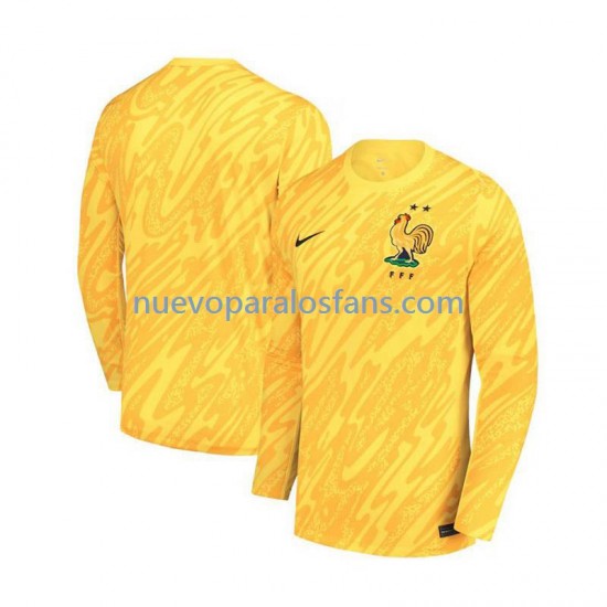 Camiseta de Fútbol Francia Portero Hombre Casa Euro 2024 Manga Corta