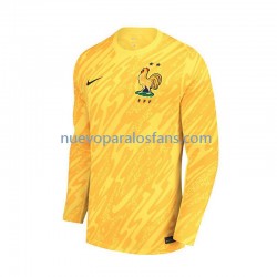 Camiseta de Fútbol Francia Portero Hombre Casa Euro 2024 Manga Corta