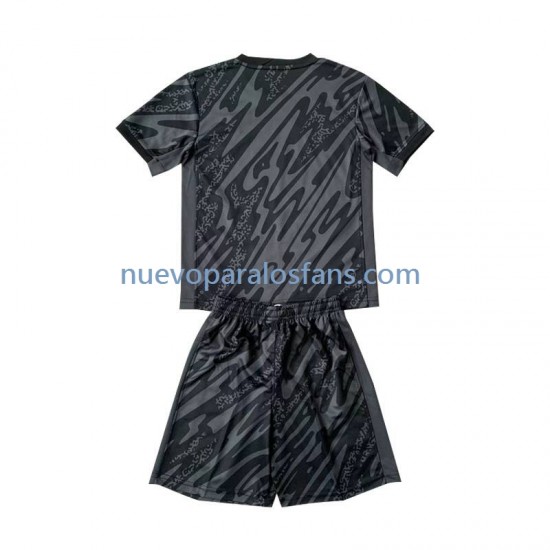 Camiseta de Fútbol Francia Portero Niño Exterior Euro 2024 Manga Corta