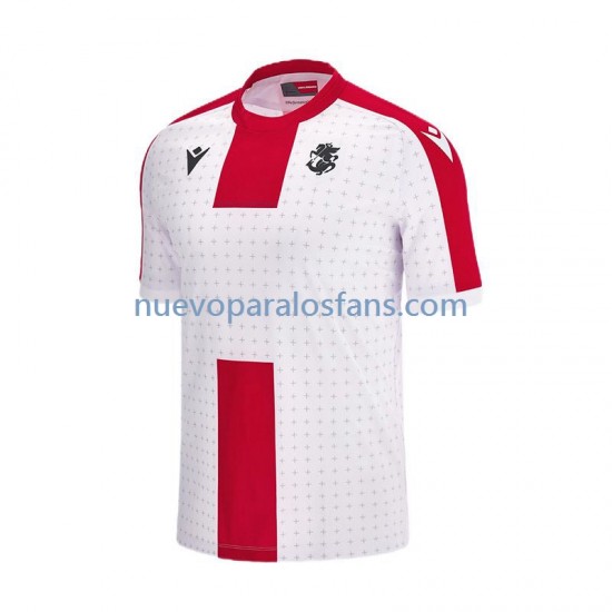 Camiseta de Fútbol Georgia Hombre Casa Euro 2024 Manga Corta