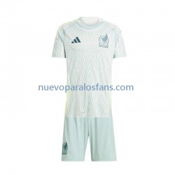 Camiseta de Fútbol México Niño Exterior 2024 Manga Corta