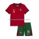 Camiseta de Fútbol Portugal Joao Felix 11 Niño Casa Euro 2024 Manga Corta