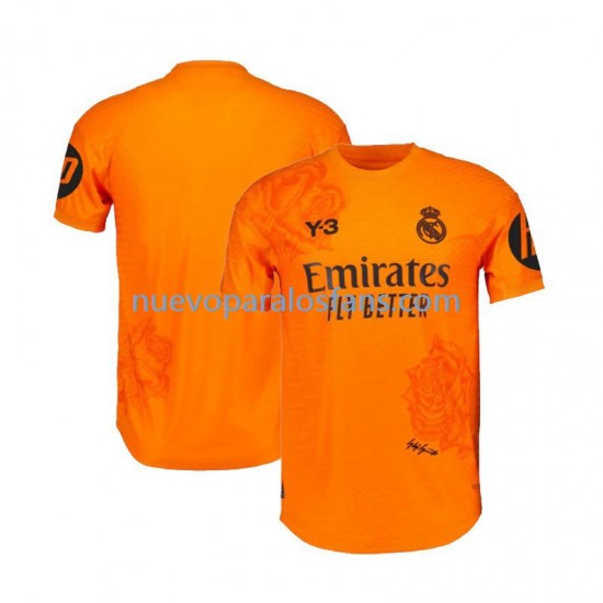 Camiseta de Fútbol Real Madrid Y3 Portero Hombre Tercera 2023-2024 Manga Corta