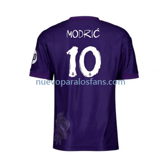 Camiseta de Fútbol Real Madrid Modrić 10 Y-3 Hombre Cuarto 2023-2024 Manga Corta