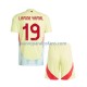 Camiseta de Fútbol España Lamine Yamal 19 Niño Exterior Euro 2024 Manga Corta