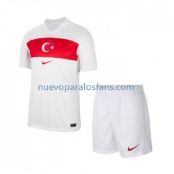 Camiseta de Fútbol Turquía Niño Casa Euro 2024 Manga Corta