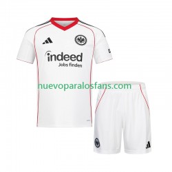 Camiseta de Fútbol Eintracht Frankfurt Niño Exterior 2025-2026 Manga Corta