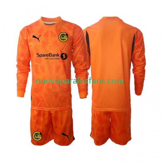 Camiseta de Fútbol FK Bodø/Glimt Portero Niño Exterior 2025 Manga Larga