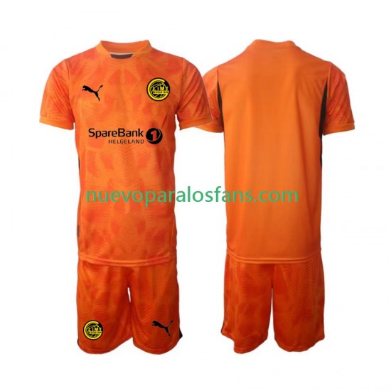 Camiseta de Fútbol FK Bodø/Glimt Portero Niño Exterior 2025 Manga Corta