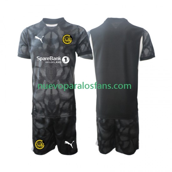 Camiseta de Fútbol FK Bodø/Glimt Portero Niño Casa 2025 Manga Corta