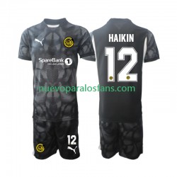 Camiseta de Fútbol FK Bodø/Glimt  Nikita Haikin 12 Portero Niño Casa 2025 Manga Corta