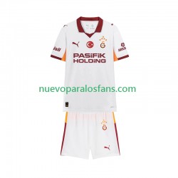 Camiseta de Fútbol Galatasaray Niño Exterior 2025-2026 Manga Corta