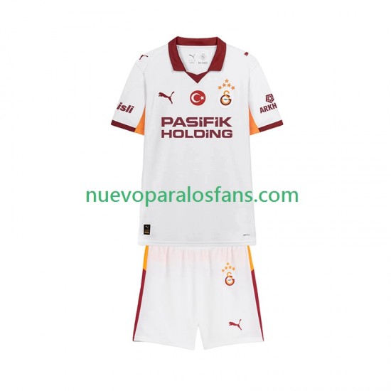 Camiseta de Fútbol Galatasaray Niño Exterior 2025-2026 Manga Corta