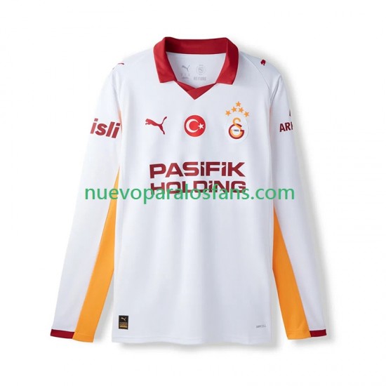 Camiseta de Fútbol Galatasaray Hombre Exterior 2025-2026 Manga Larga