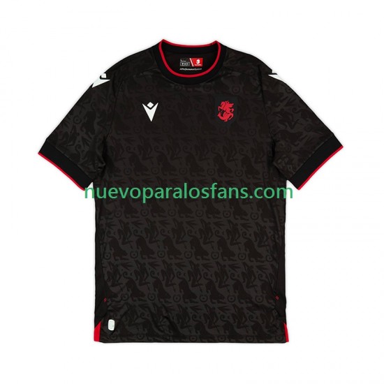 Camiseta de Fútbol Georgia Hombre Exterior 2025 Manga Corta