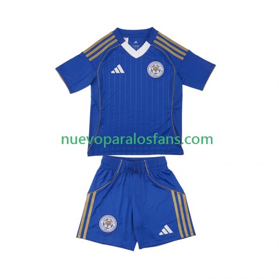 Camiseta de Fútbol Leicester City Niño Casa 2025-2026 Manga Corta