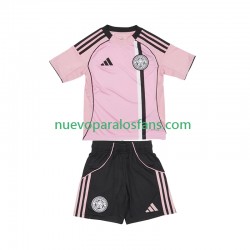 Camiseta de Fútbol Leicester City Niño Tercera 2025-2026 Manga Corta