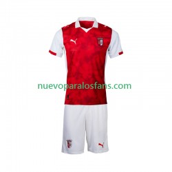 Camiseta de Fútbol SC Braga Niño Casa 2025-2026 Manga Corta