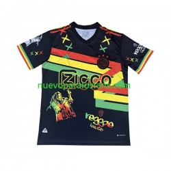 Camiseta de Fútbol AFC Ajax Bob Marley Hombre Casa 2023-2024 Manga Corta