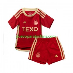 Camiseta de Fútbol Aberdeen Niño Casa 2023-2024 Manga Corta