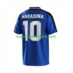 Camiseta de Fútbol Argentina MARADONA 10 Retro Niño Exterior 1994 Manga Corta