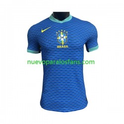Camiseta de Fútbol Brasil Hombre Exterior 2023-2024 Manga Corta