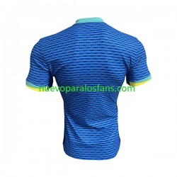 Camiseta de Fútbol Brasil Hombre Exterior 2023-2024 Manga Corta