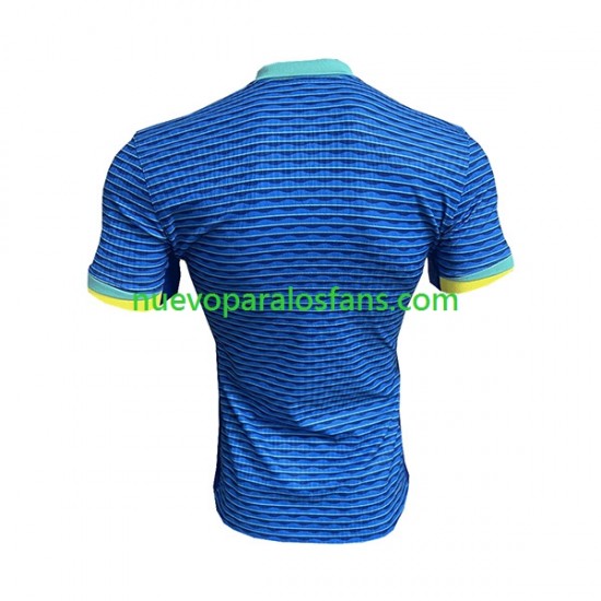 Camiseta de Fútbol Brasil Hombre Exterior 2023-2024 Manga Corta