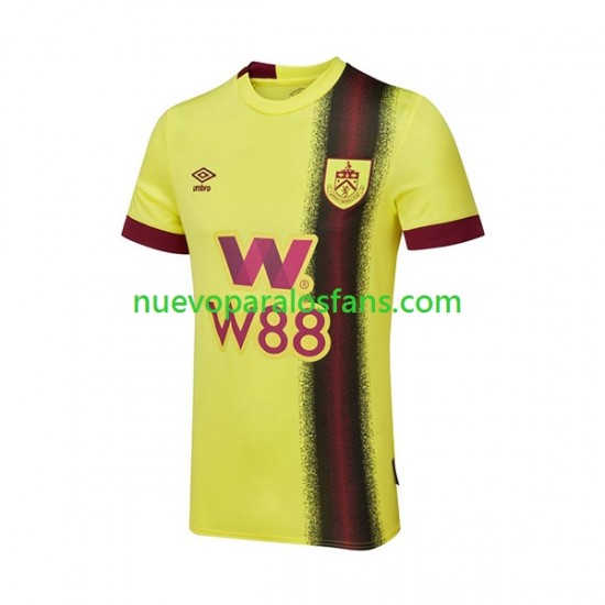 Camiseta de Fútbol Burnley Hombre Exterior 2023-2024 Manga Corta