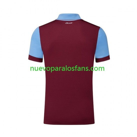 Camiseta de Fútbol Burnley Hombre Casa 2023-2024 Manga Corta