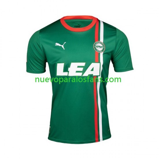 Camiseta de Fútbol Deportivo Alaves Hombre Exterior 2023-2024 Manga Corta