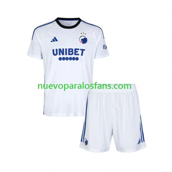 Camiseta de Fútbol FC Kopenhaga Niño Casa 2023-2024 Manga Corta