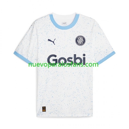 Camiseta de Fútbol Girona Hombre Exterior 2023-2024 Manga Corta