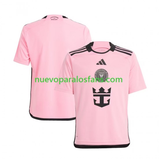 Camiseta de Fútbol Inter Miami Hombre Casa 2024 Manga Corta