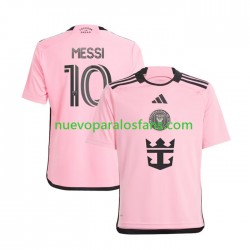Camiseta de Fútbol Inter Miami Lionel Messi 10 Hombre Casa 2024 Manga Corta