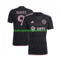 Camiseta de Fútbol Inter Miami Suárez Luis 9 Hombre Exterior 2023-2024 Manga Corta