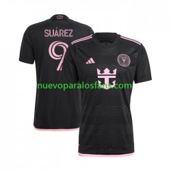 Camiseta de Fútbol Inter Miami Suárez Luis 9 Hombre Exterior 2024 Manga Corta