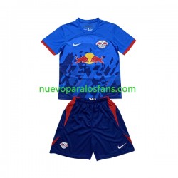 Camiseta de Fútbol RB Leipzig Niño Tercera 2023-2024 Manga Corta